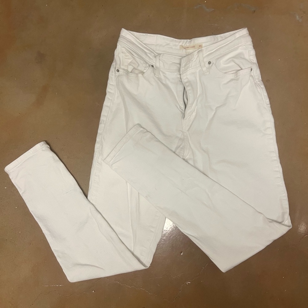 Levi’s White Skinny Jeans